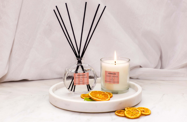 Stoneglow Modern Classics - Sweet Orange & Oud - Scented Reed Diffuser Large 460ml