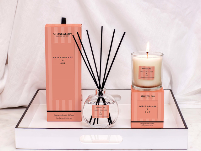 Stoneglow Modern Classics - Sweet Orange & Oud - Scented Reed Diffuser 120ml