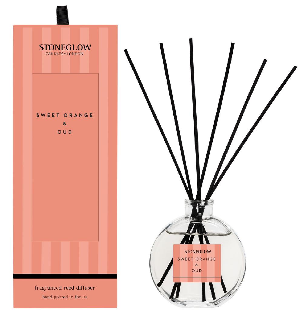 stoneglow Modern Classics - Sweet Orange & Oud - Scented Reed Diffuser 120ml