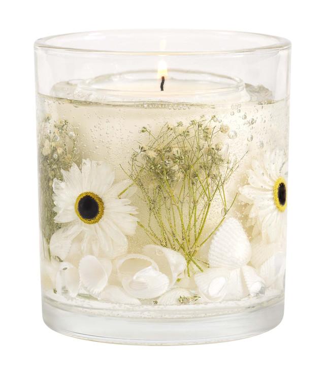 Stoneglow Nature's Gift - Beach Daisy - Scented Natural Wax Gel Candle Tumbler (120 X 100mm)