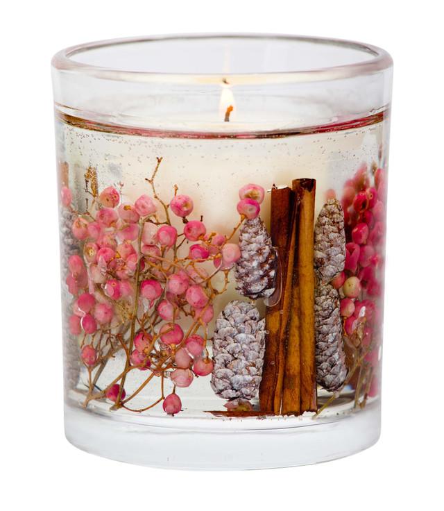 Stoneglow Nature's Gift - Goji Berry & Rose - Scented Natural Wax Gel Tumbler Candle (120 X 100mm)