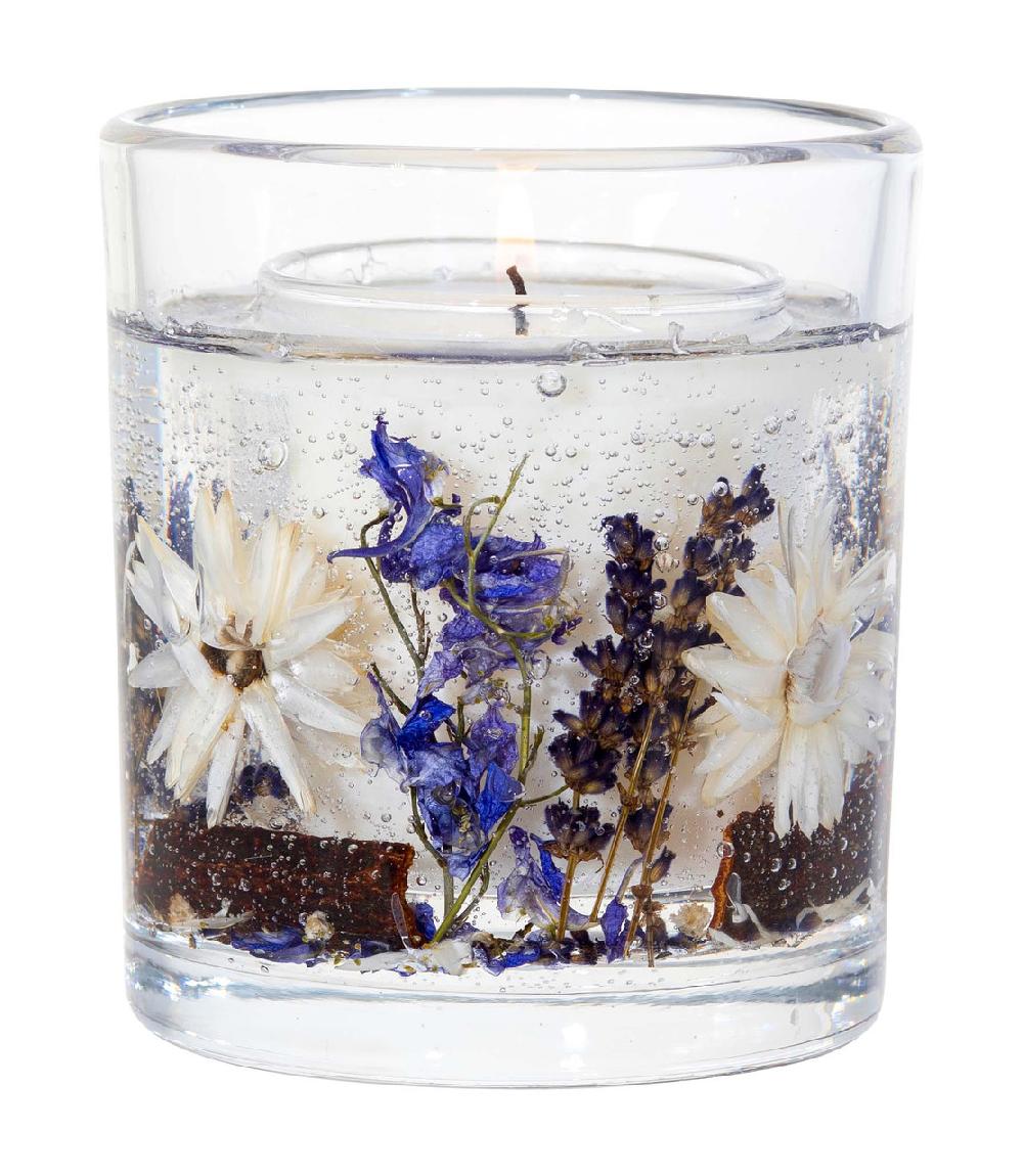 stoneglow Nature's Gift - Lilac & Lavender - Scented Natural Wax Gel Candle Tumbler (120 x 100mm)
