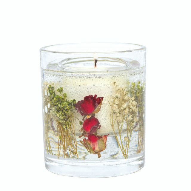 Stoneglow Nature's Gift - Red Rose - Scented Natural Wax Gel Candle Tumbler (120 X 100mm)