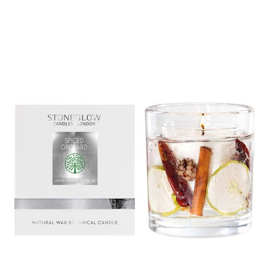 stoneglow Nature's Gift - Spiced Orchard - Scented Natural Wax Gel Candle (120 X 100mm)