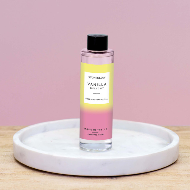Stoneglow Sol - Vanilla Delight - Scented Reed Diffuser Refill 210ml