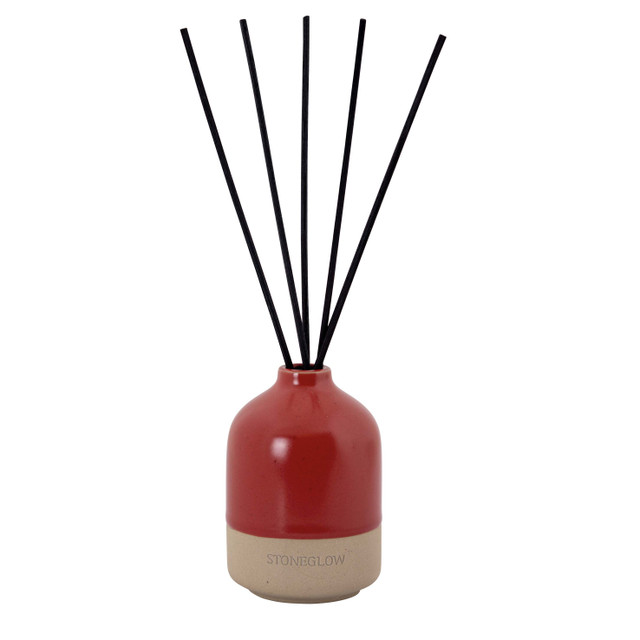 Stoneglow Elements - Fire - Red Ceramic Diffuser Pot