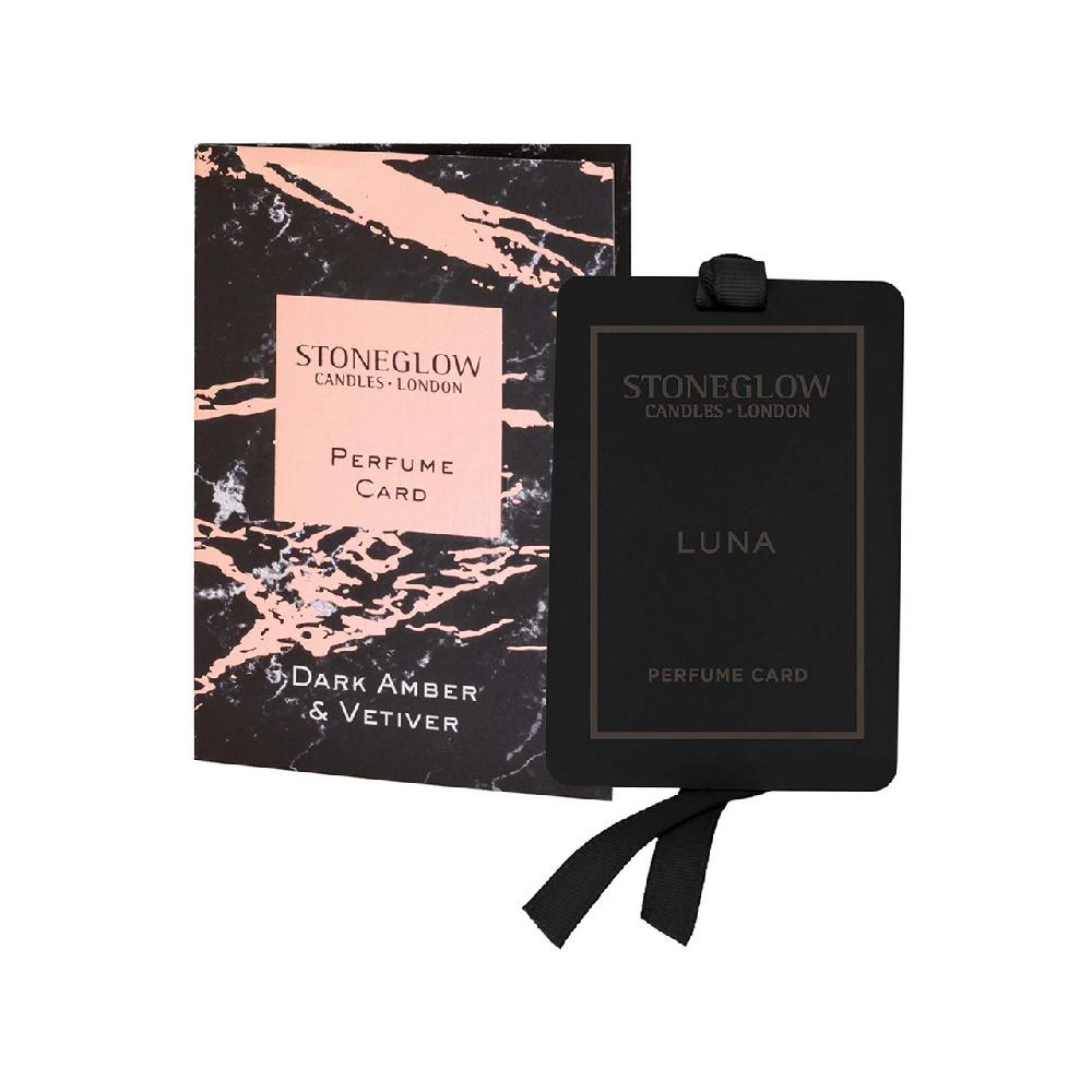 stoneglow Luna - Dark Amber & Vetiver - Perfume Card