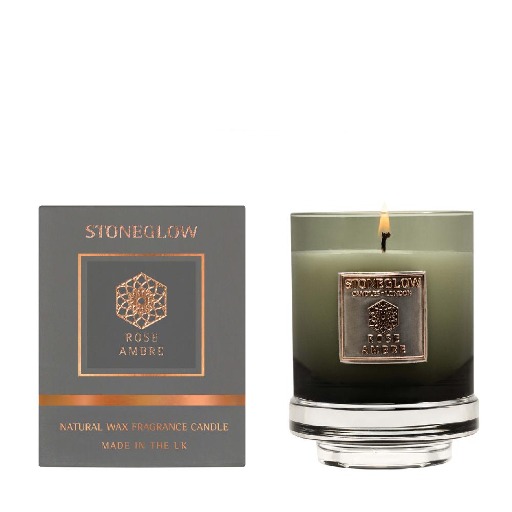 stoneglow Metallique Collection - Rose Ambre - Candle
