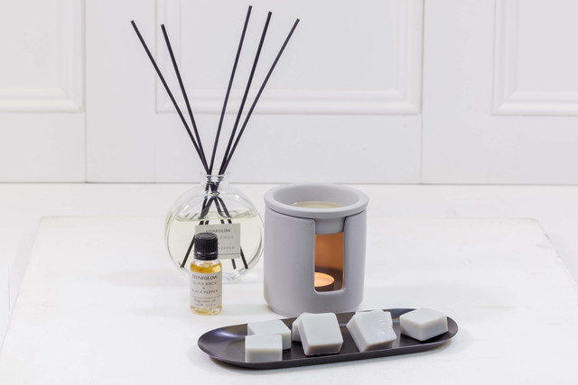 Stoneglow Modern Classics - Ceramic Wax Melter - Grey