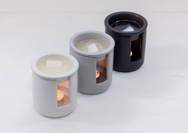 Stoneglow Modern Classics - Ceramic Wax Melter - Grey