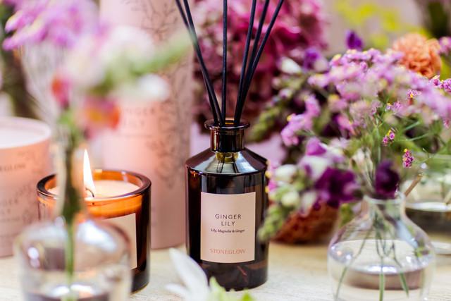 Stoneglow The Walled Garden - Ginger Lily - Lily | Magnolia | Ginger - Scented Reed Diffuser 160ml
