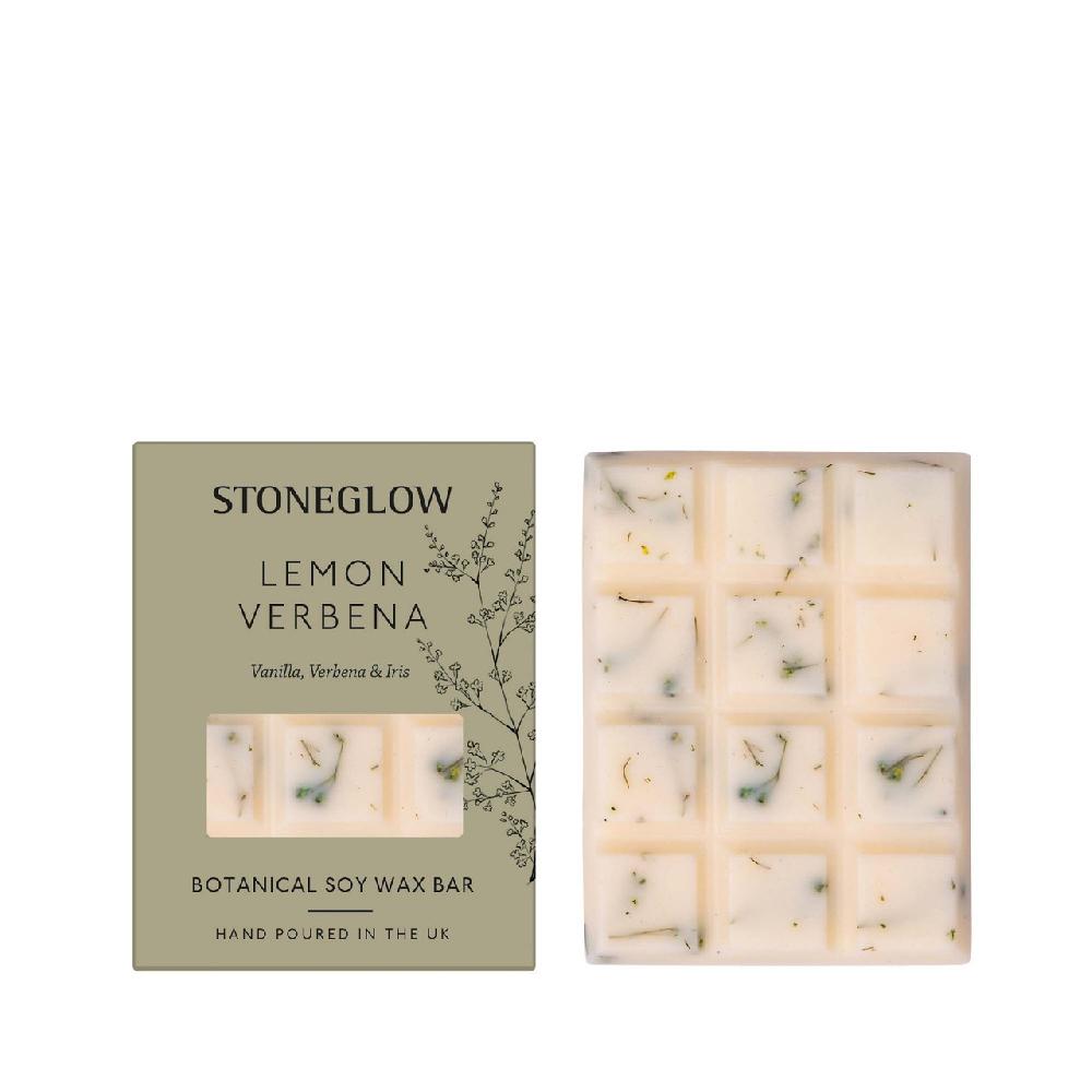 stoneglow The Walled Garden - Lemon Verbena - Vanilla | Verbena | Iris - Scented Botanical Soy Wax Melt Snap Bar - 76 grams