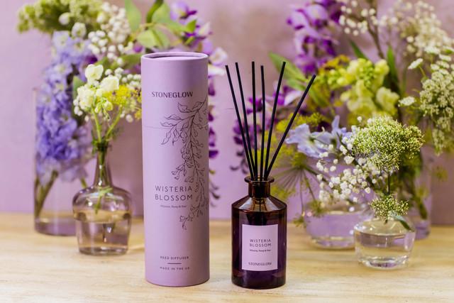Stoneglow The Walled Garden - Wisteria Blossom - Wisteria | Peony | Pear - Scented Reed Diffuser 160ml