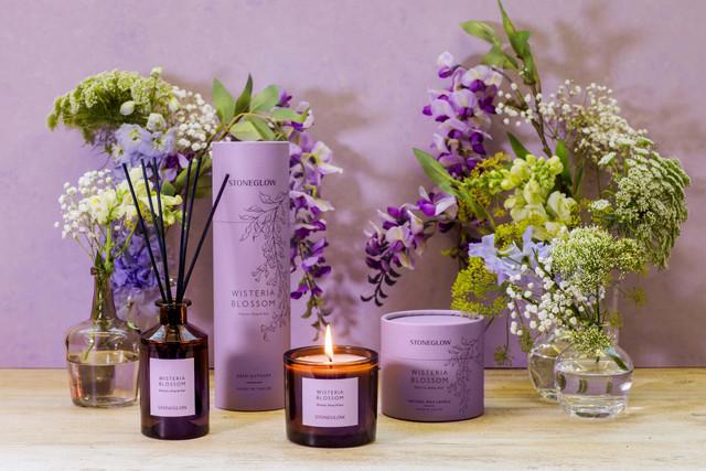 Stoneglow The Walled Garden - Wisteria Blossom - Wisteria | Peony | Pear - Scented Reed Diffuser 160ml