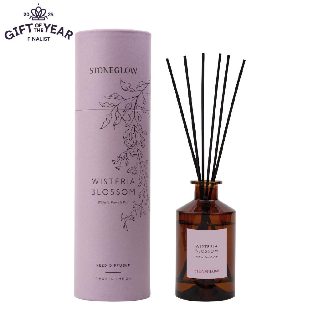 stoneglow The Walled Garden - Wisteria Blossom - Wisteria | peony | pear - Scented Reed Diffuser 160ml