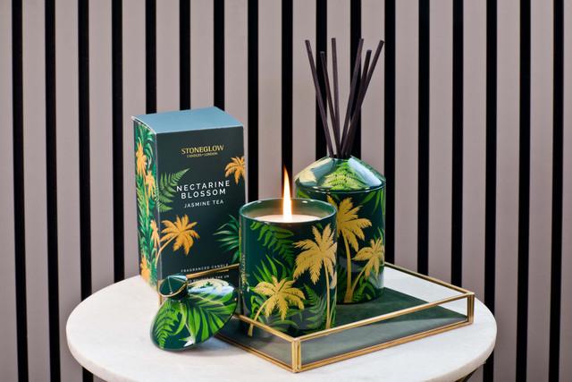 Stoneglow Urban Botanics - Ceramic - Nectarine Blossom | Jasmine Tea - Scented Reed Diffuser (200ml)
