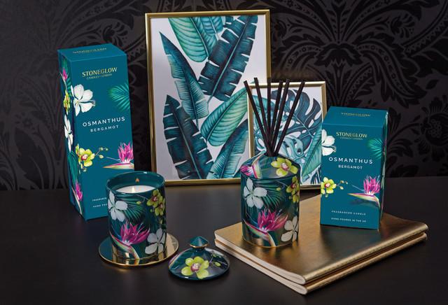 Stoneglow Urban Botanics - Ceramic - Osmanthus | Bergamot - Scented Reed Diffuser 200ml