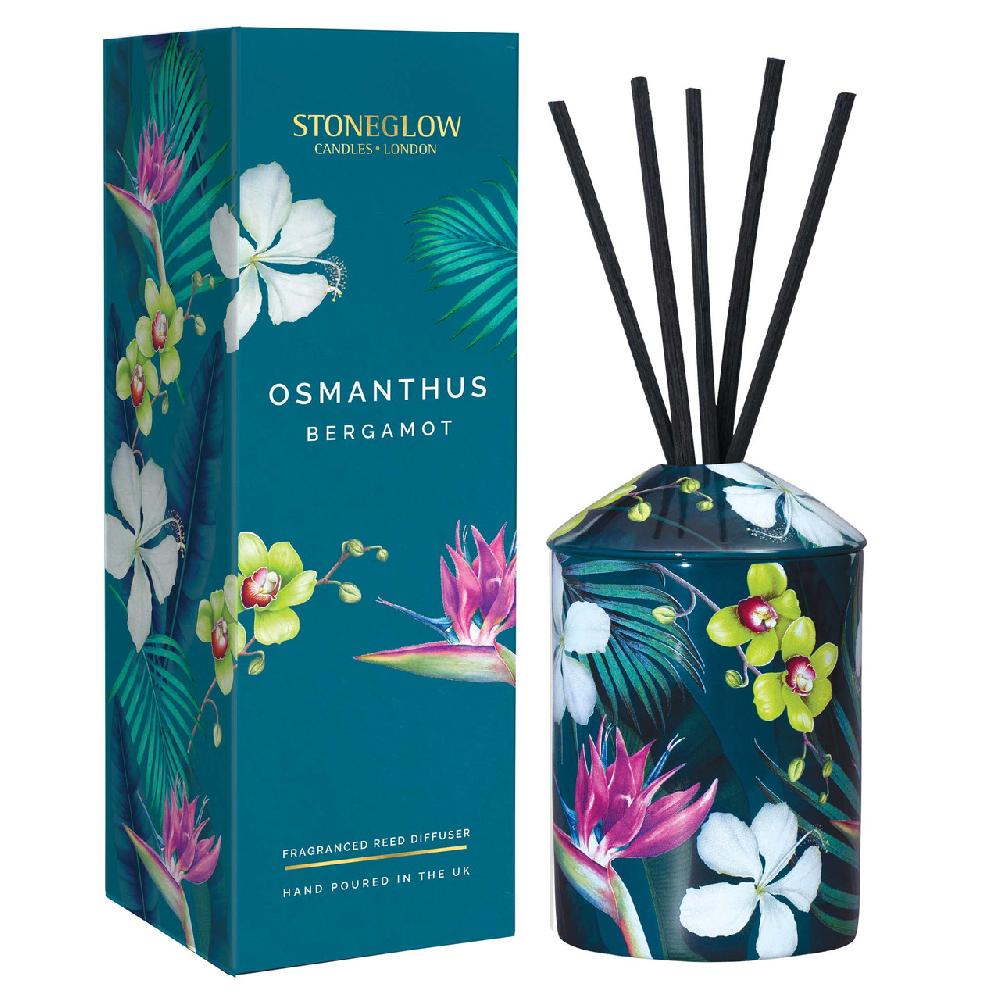 stoneglow Urban Botanics - Ceramic - Osmanthus | Bergamot - Scented Reed Diffuser 200ml
