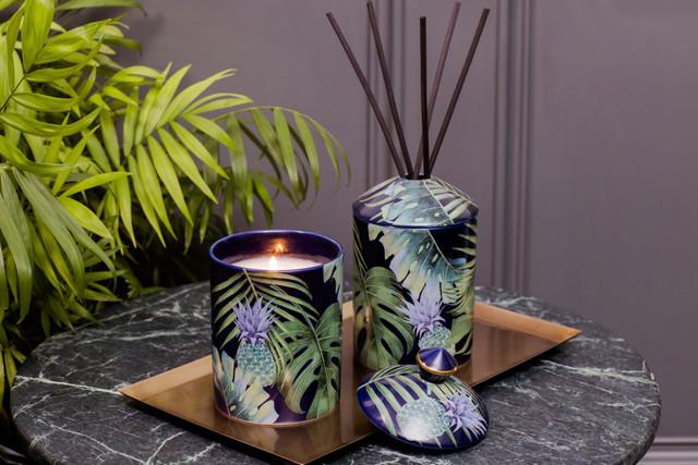 Stoneglow Urban Botanics - Ceramic - Pineapple | Pomelo - Ceramic Scented Candle (150 X 85mm)