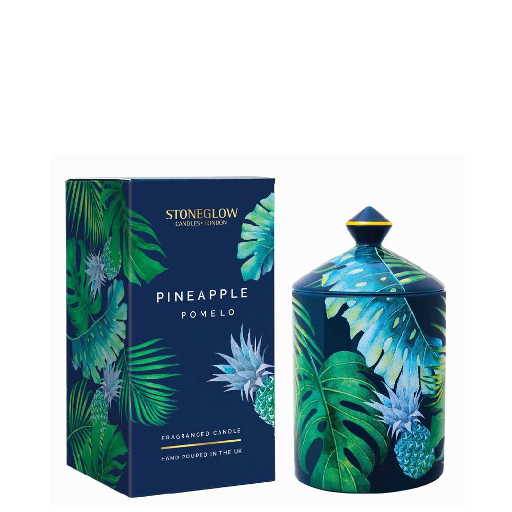 stoneglow Urban Botanics - Ceramic - Pineapple | Pomelo - Ceramic Scented Candle (150 x 85mm)