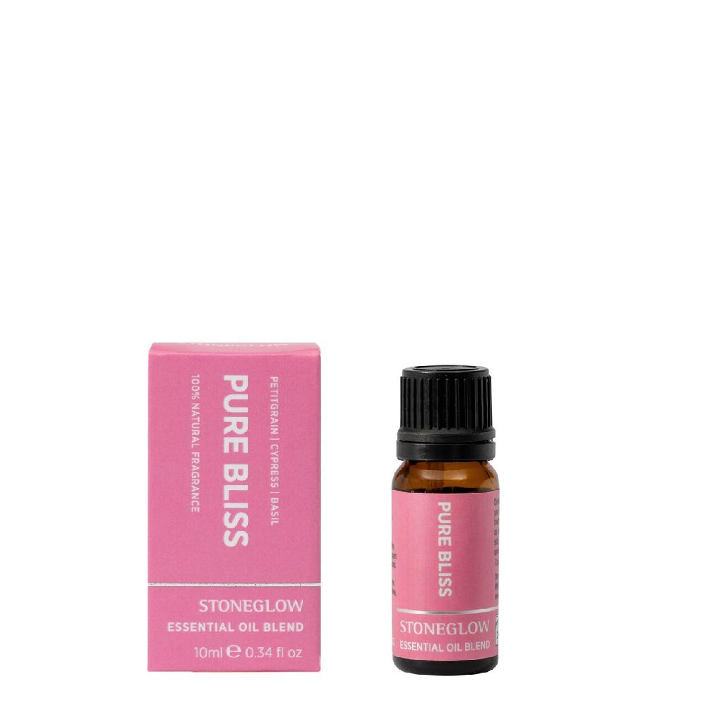 stoneglow Wellbeing - Pure Bliss - Cypress | Petitgrain | Basil - 100% Essential Oil 10ml