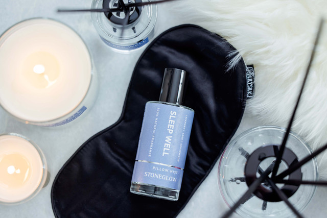 Stoneglow Wellbeing - Sleep Well - Lavender | Sage | Cedarwood - Essential Oil Scented Pillow Mist (50ml)