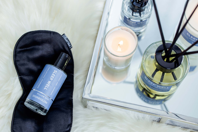 Stoneglow Wellbeing - Sleep Well - Lavender | Sage | Cedarwood - Essential Oil Scented Pillow Mist (50ml)