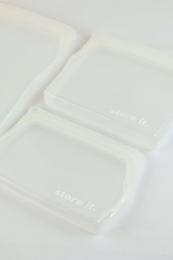 Store It Crystal Clear (3 SIZES IN 1 SET - Small Medium Large)