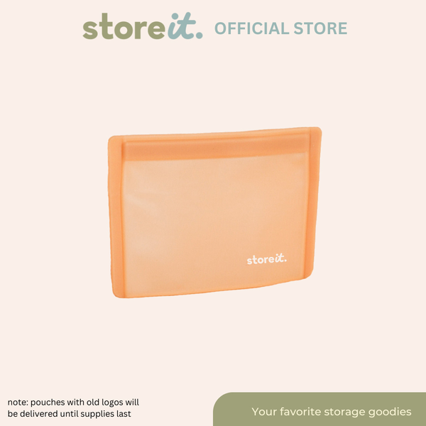 store it Flat Matte Petite 500ml Silicone Pouch - Caramel