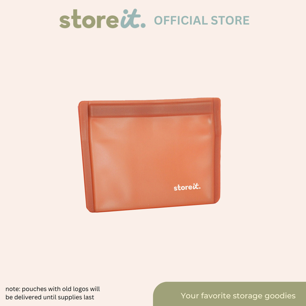 store it Flat Matte Petite 500ml Silicone Pouch - Cocoa