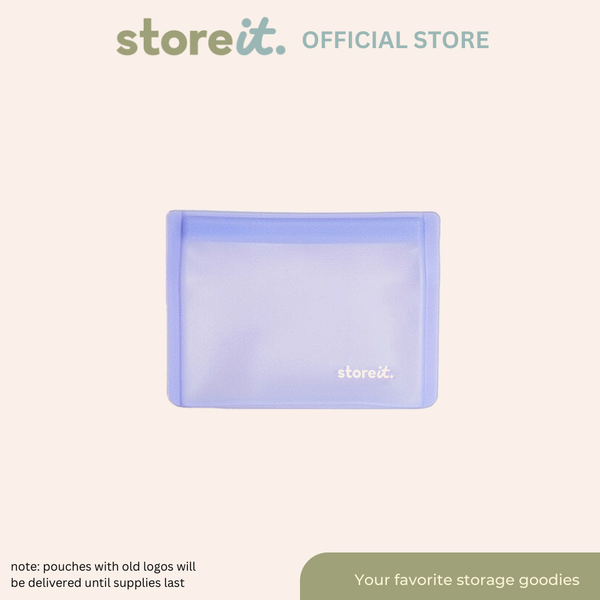 store it Flat Matte Petite 500ml Silicone Pouch - Lavender