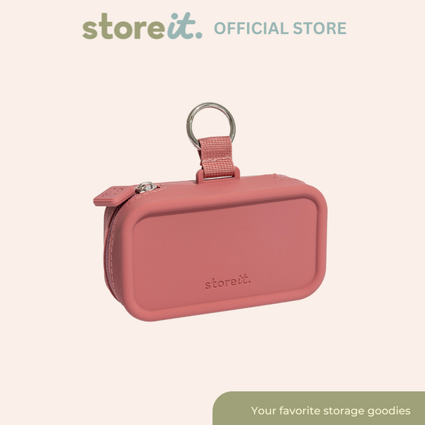 store it Mini Cloud Organizer Keychain - Watermelon Pink