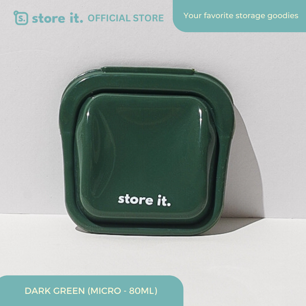 Store It OG Silicone Bag Micro 80ml - Dark Green (Opaque)