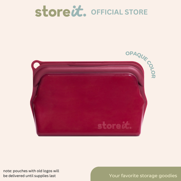 store it OG Silicone Bag Small 330ml - Burgundy Red (Opaque)