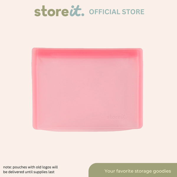 store it Flat Matte Silicone Bag 1000ml - Berry Pink