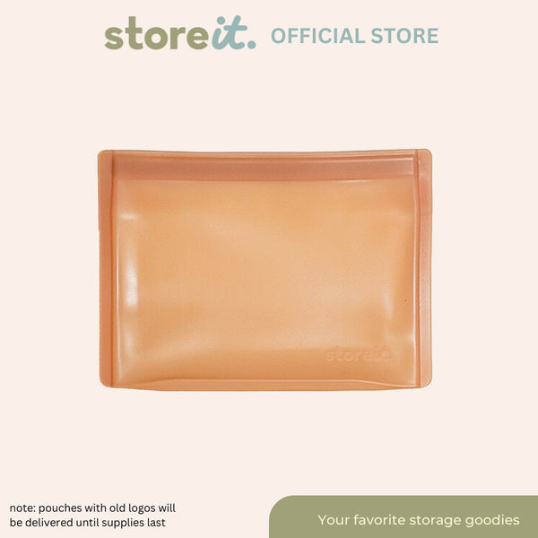 store it Flat Matte Silicone Bag 1000ml - Caramel