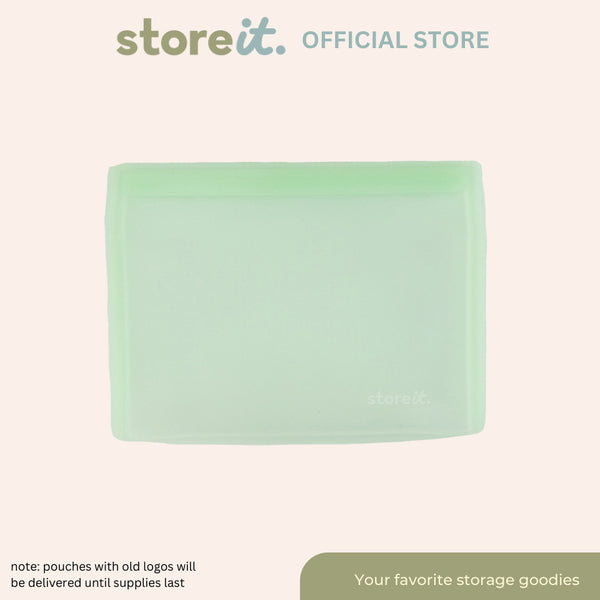 store it Flat Matte Silicone Bag 1000ml - Mint Green