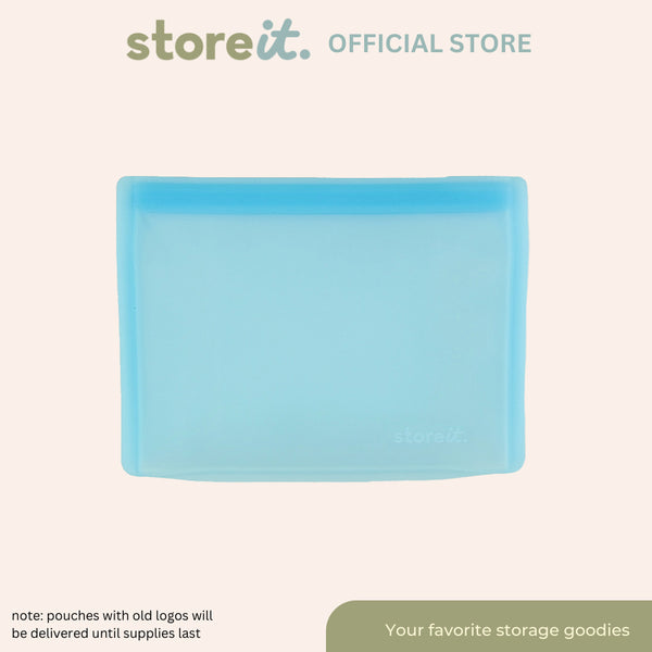 store it Flat Matte Silicone Bag 1000ml - Sky Blue