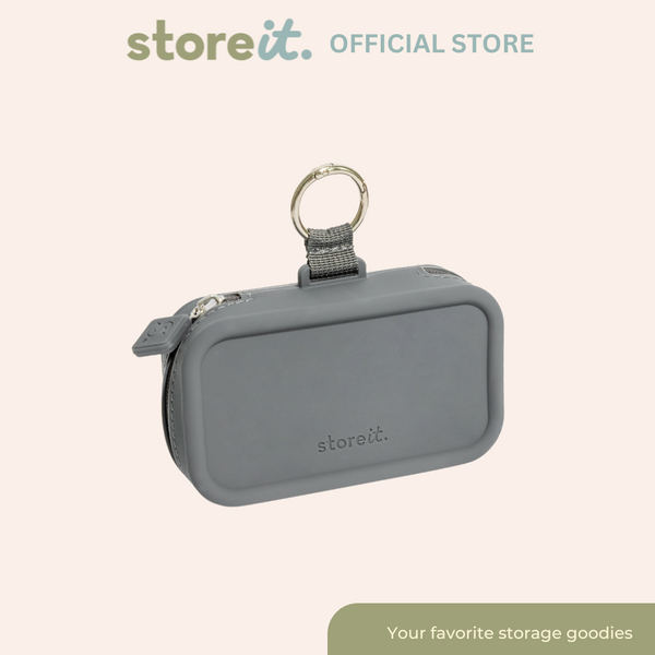store it Mini Cloud Organizer Keychain - Cool Grey