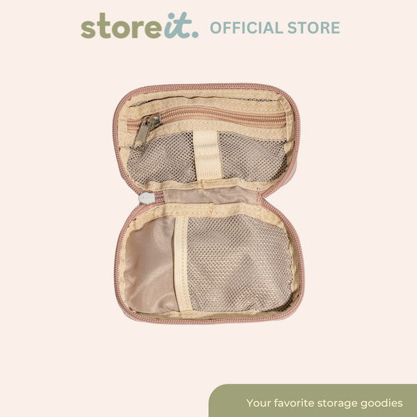 Store It Mini Cloud Organizer Keychain - Mauve Brown