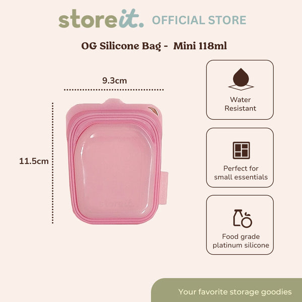 Store It OG Silicone Bag Mini 118ml - Avo