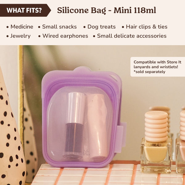 Store It OG Silicone Bag Mini 118ml - Cotton