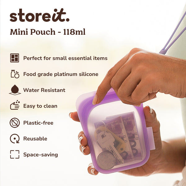 Store It OG Silicone Bag Mini 118ml - Popcorn