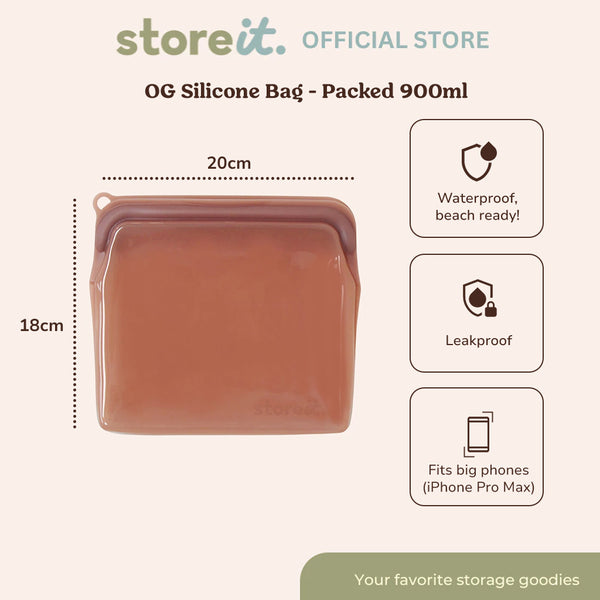 Store It OG Silicone Bag Packed 900ml - Lavender