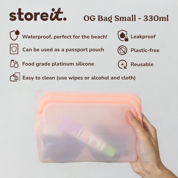 Store It OG Silicone Bag Small 330ml - Space Grey