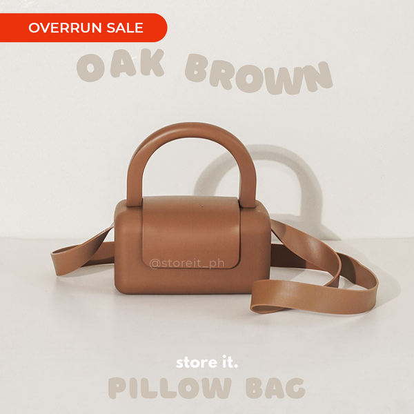 store it OVERRUN Store It Pillow Bag - Oak Brown