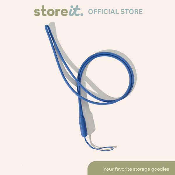 store it Silicone Lanyard - Blue