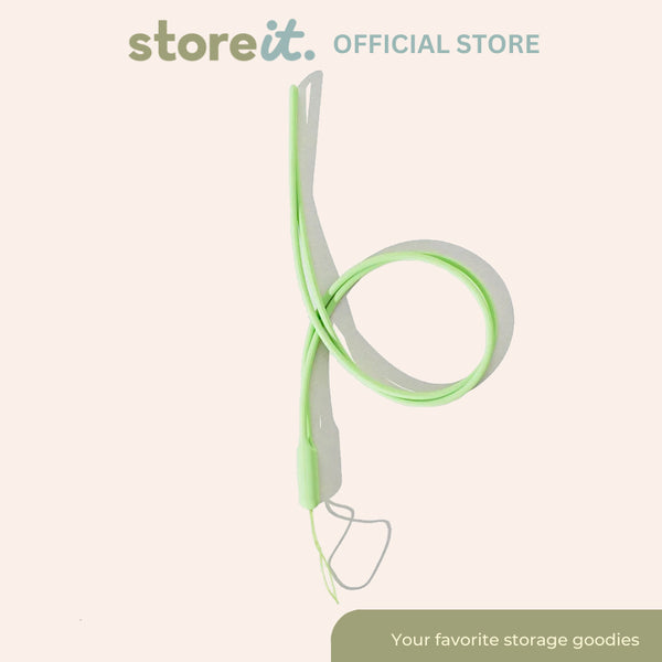 store it Silicone Lanyard - Light Green