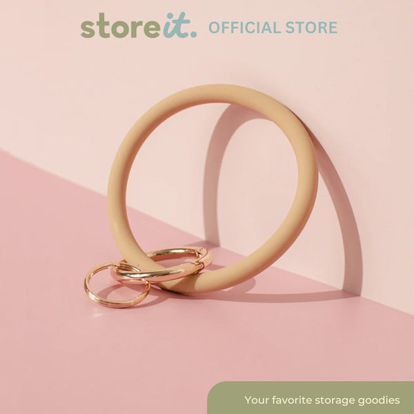 Store It Silicone Wristlet Keychain - Butterball