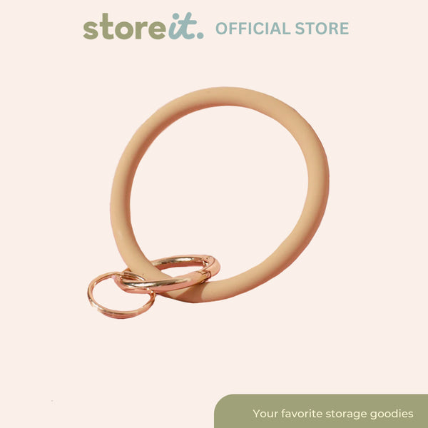 store it Silicone Wristlet Keychain - Butterball